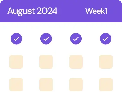 Maintain a consistent posting schedule illustration