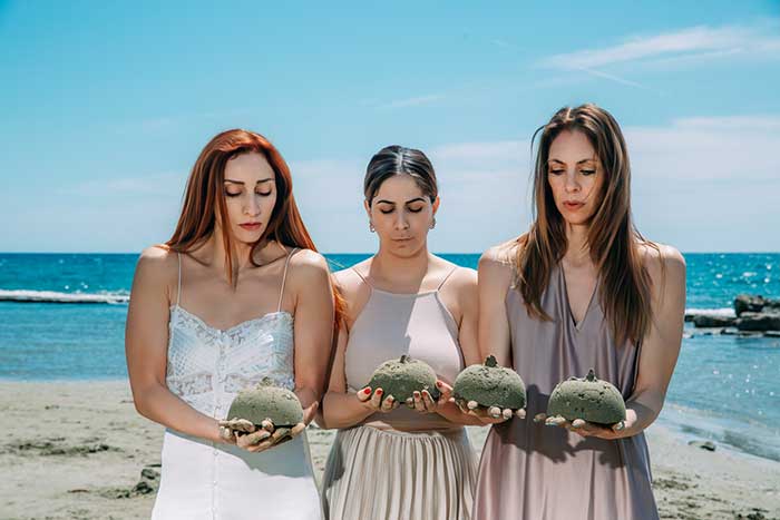 Her body always
            remembers. Like the sand that travels only to return to where it
            once began…